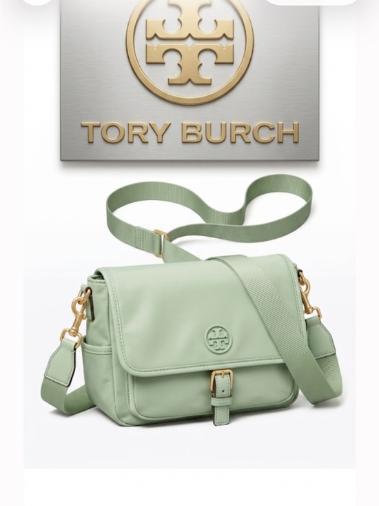 Tory Burch Handbags - Tory Burch nwot mint green nylon bag 10x6
